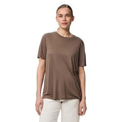 тениска,дамски,тениски,pieces,anora,short,sleeve,t,shirt,morel,(brown)