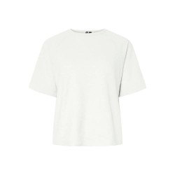 блуза,дамски,пуловери,дамски,плетени,дрехи,pieces,bree,short,sleeve,sweater,bright,white,melange,(white)