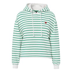 суичър,дамски,блузи,pieces,chilli,stripes,hoodie,cloud,dancer,parakeet,heart,emb,(green)