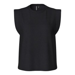 тениска,дамски,тениски,pieces,chilli,summer,sleeveless,t,shirt,black