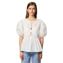 дамски,блузи,дамски,ризи,pieces,jolly,short,sleeve,blouse,bright,white,(white)