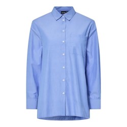 риза,с,дълъг,ръкав,дамски,блузи,дамски,ризи,pieces,melia,loose,fit,long,sleeve,shirt,grapemist,(blue)