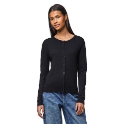 жилетка,дамски,пуловери,дамски,плетени,дрехи,pieces,nora,cardigan,black