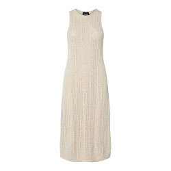 рокля,дамски,поли,и,рокли,pieces,nuka,sleeveless,midi,dress,birch,(beige)
