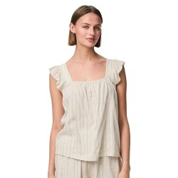 дамски,блузи,дамски,ризи,pieces,pia,sleeveless,blouse,birch,black,(beige)