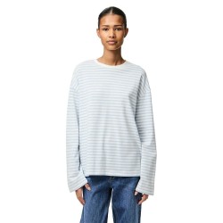 тениска,дамски,тениски,pieces,sadie,long,sleeve,t,shirt,cloud,dancer,cashmere,blue,(blue)