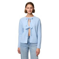 жилетка,дамски,пуловери,дамски,плетени,дрехи,pieces,silly,cardigan,cashmere,blue,melange,(blue)