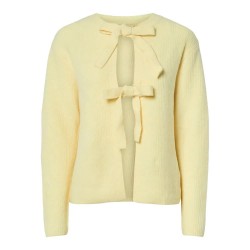 жилетка,дамски,пуловери,дамски,плетени,дрехи,pieces,silly,cardigan,pale,banana,melange,(yellow)
