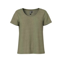 тениска,дамски,тениски,pieces,sophie,short,sleeve,t,shirt,deep,lichen,green,(green)