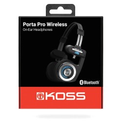 слушалки,слушалки,koss,portapro,wireless,earphones,black