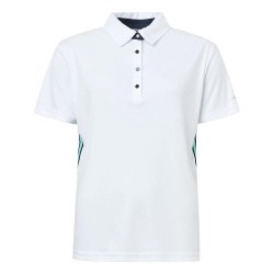 блуза,с,яка,дамски,блузи,с,яка,abacus,golf,cherry,stripe,woman,short,sleeve,polo,aqua,white,(white)