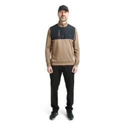 блуза,мъжки,пуловери,abacus,golf,hoylake,thermo,midlayer,half,zip,sweatshirt,nougat,(beige)
