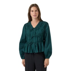 дамски,блузи,дамски,ризи,yas,ebba,long,sleeve,blouse,ponderosa,pine,(blue)