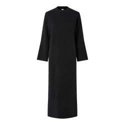 рокля,дамски,поли,и,рокли,yas,elma,long,sleeve,long,dress,black