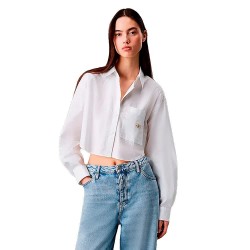 риза,с,дълъг,ръкав,дамски,блузи,дамски,ризи,calvin,klein,j20j225078,crop,long,sleeve,shirt,white,yaf,(white)