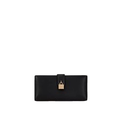 портфейли,и,портмонета,karl,lagerfeld,autograph,padlock,cont,wallet,black,gold,(black)