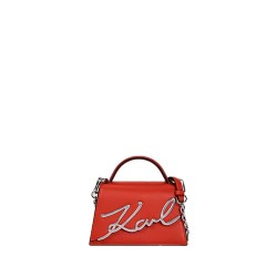 чанта,за,през,рамо,всички,чанти,karl,lagerfeld,signature,2.0,small,shoulder,bag,red,(red,orange)