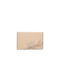 портфейли,и,портмонета,karl,lagerfeld,signature,small,wallet,beige