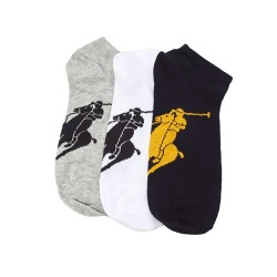 чорапи,мъжки,чорапи,polo,ralph,lauren,449655205,socks,3,pairs,white,black,(multicolor)