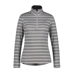 блуза,дамски,пуловери,дамски,плетени,дрехи,luhta,peuratunturi,l,half,zip,sweater,grey,(silver)