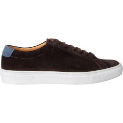 Маратонки Façonnable Bicol Suede Cupsole trainers - Brown (Chocolate Brown) маратонки,мъжки,маратонки,дамски,маратонки,façonnable,bicol,suede,cupsole,trainers,brown,(chocolate,brown)