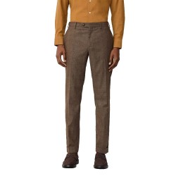 Панталони тип чино Façonnable FM210431 chino pants - Brown (Mud Brown) панталони,тип,чино,мъжки,панталони,façonnable,fm210431,chino,pants,brown,(mud,brown)