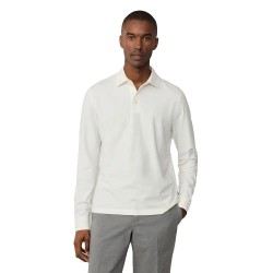 Façonnable FM540520 long sleeve polo - White (Off White) мъжки,блузи,с,яка,façonnable,fm540520,long,sleeve,polo,white,(off,white)