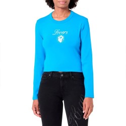 тениска,мъжки,тениски,дамски,тениски,hugo,duspark,b,10275034,01,blue,long,sleeve,t,shirt,blue,(brightblue)