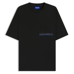 тениска,мъжки,тениски,дамски,тениски,hugo,nogoste,10272987,blue,short,sleeve,t,shirt,black,(black)
