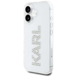 други,аксесоари,karl,lagerfeld,rhinestones,logo,iphone,16,phone,case,clear,(clear)