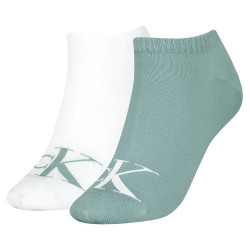 чорапи,дамски,чорапи,calvin,klein,701228815,short,socks,2,units,jade,green,(green,white)