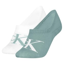 чорапи,дамски,чорапи,calvin,klein,701228817,no,show,socks,2,units,jade,green,(green,white)