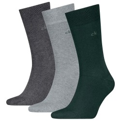 чорапи,мъжки,чорапи,calvin,klein,701234208,socks,3,pairs,dark,green,(multicolor)