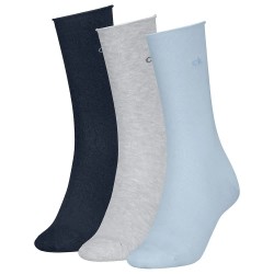 чорапи,дамски,чорапи,calvin,klein,701234368,socks,3,pairs,light,blue,(multicolor)