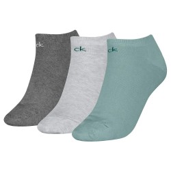 чорапи,дамски,чорапи,calvin,klein,701234369,short,socks,3,pairs,jade,green,(multicolor)