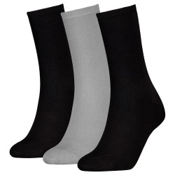 чорапи,дамски,чорапи,calvin,klein,701235369,socks,3,pairs,black