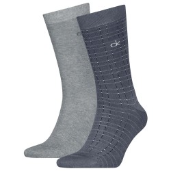 чорапи,мъжки,чорапи,calvin,klein,701235969,socks,2,pairs,dark,grey,(grey)