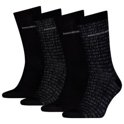 чорапи,мъжки,чорапи,calvin,klein,701235980,socks,4,pairs,black
