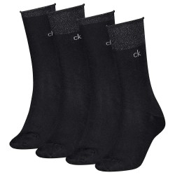 чорапи,дамски,чорапи,calvin,klein,holiday,lurex,socks,4,pairs,black