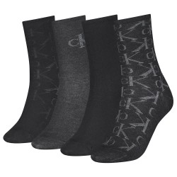чорапи,дамски,чорапи,calvin,klein,holiday,socks,4,pairs,black