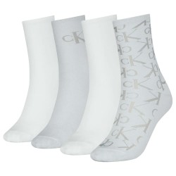 чорапи,дамски,чорапи,calvin,klein,holiday,socks,4,pairs,light,grey,white,(white,grey)