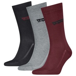 чорапи,мъжки,чорапи,levi´s,®,701224674,socks,3,units,red,grey,black,(multicolor)