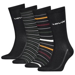 чорапи,мъжки,чорапи,дамски,чорапи,levi´s,®,701235810,socks,4,pairs,black,(black,combo)