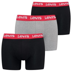 боксерки,мъжко,бельо,levi´s,®,repeat,logo,brief,boxers,3,units,black,grey,combo,(black,grey)