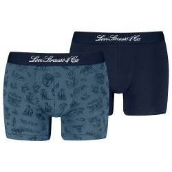 боксерки,мъжко,бельо,levi´s,®,western,icon,brief,boxers,2,units,navy,combo,(blue)