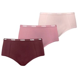 боксерки,дамско,бельо,дамски,бикини,и,танкини,puma,503006001,mini,boxers,3,units,pink,combo,(pink)