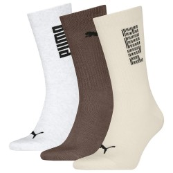 чорапи,мъжки,чорапи,puma,701233658,crew,socks,3,pairs,alpine,snow,brown,(multicolor)
