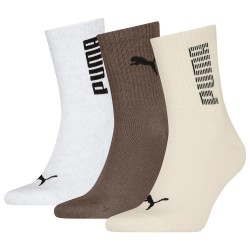 чорапи,мъжки,чорапи,puma,701233660,short,socks,3,pairs,alpine,snow,brown,(multicolor)