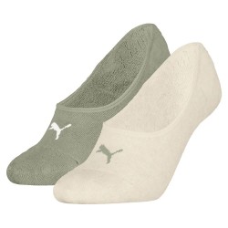 чорапи,дамски,чорапи,puma,cushioned,no,show,socks,2,units,warm,white,melange,green,(green,white)
