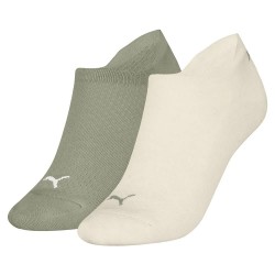 чорапи,дамски,чорапи,puma,cushioned,sneaker,socks,2,units,warm,white,melange,green,(green,white)